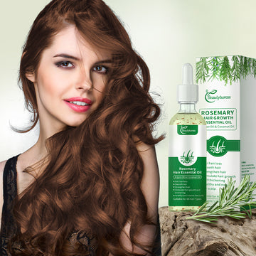 Beautyturess Rosemary Hair Growth Serum - Natural Treatment for Hair Loss Prevention & Thicker Regrowth
