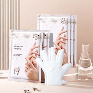 15 pieces Beautyturess Goat Milk Niacinamide Silky Moisturizing Hand Mask