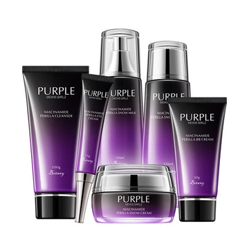 Mousse Girl Niacinamide Perilla Essence Skin-Preventing Six-Piece Set