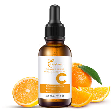 Beautyturess Vitamin C Brightening Serum | Clinical Strength for Dark Spots, Wrinkles & Radiant Skin, UK Dermatologist Tested