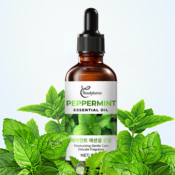 Organic Peppermint Essential Oil by Beautyturess - 100% Natural for Digestion Support, Muscle Pain Relief & Aromatherapy, Cruelty-Free