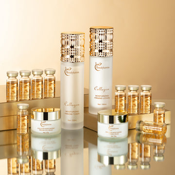Beautyturess Collagen 14-Piece Skincare Set - Complete Anti-Aging Routine with Hydrating & Firming Products for Mature Skin