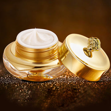 Gold Collagen Cream Collection | Beautyturess 4-Piece Luxury Skincare Set for Firming & Radiance