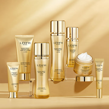 LĒRFM SKINS Lanni Fangke Gold Soothing Anti-Wrinkle Care Gift Set (7-piece set)