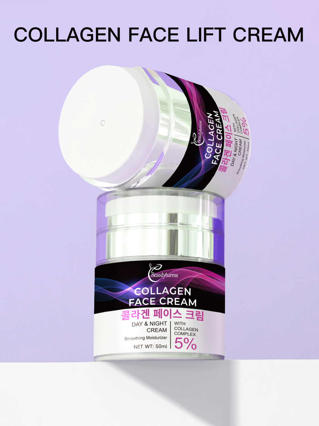 Dual-Action Lifting Cream | Beautyturess Day & Night Anti-Aging Treatment with Collagen Boost