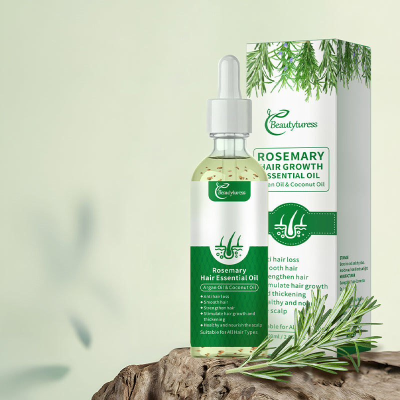 Beautyturess Rosemary Hair Growth Serum - Natural Treatment for Hair Loss Prevention & Thicker Regrowth