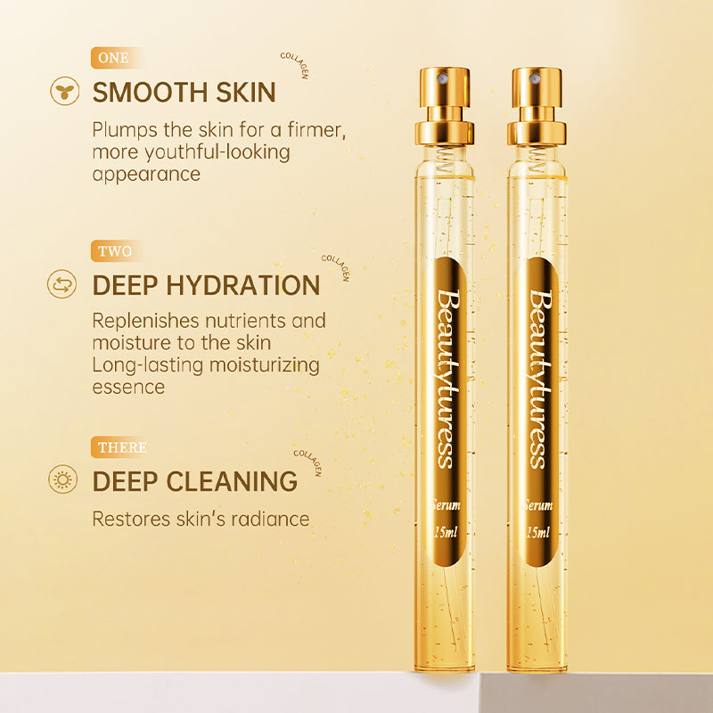 Luxury Gold Skincare Collection | Beautyturess 6-Piece Lifting Kit for Instant Firming & Anti-Aging